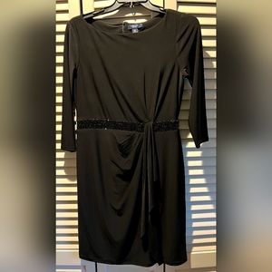 👗 EUC Chaps Dress Womens Evening Little Black Dress L 👗